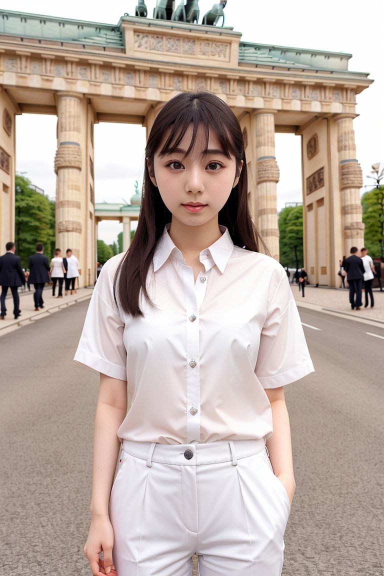 36352-2183887114-_lora_emi_kurita_obj20_0.5_, full_body, standing, sandals, (shirt), pants, (brandenburg gate), (emi_kurita_ 1.3), perfect face,..jpg